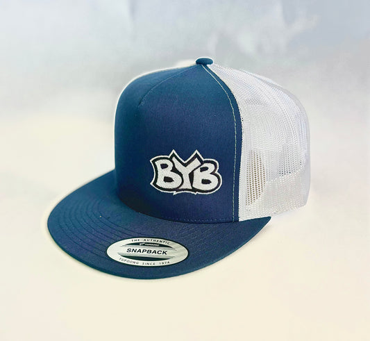 Blue White Logo Hat